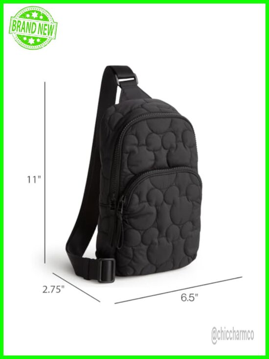 Featherweight Recycled Nylon Sling Backpack Water Resistant Crossbody Travel